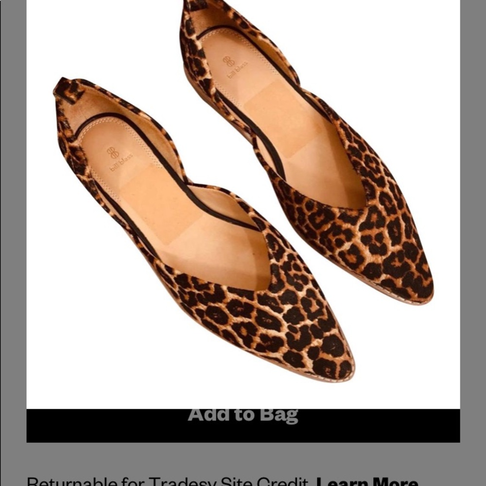 Bill blass Leopard Shoes